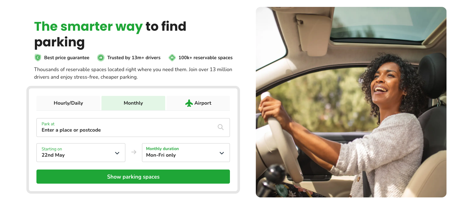 Monthly tab search screenshot